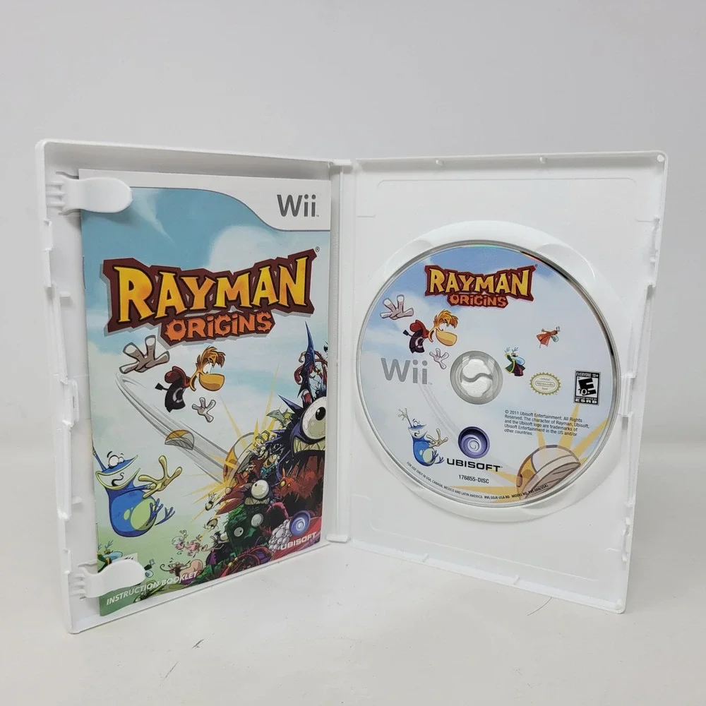 Rayman Origins Nintendo Wii Game Complete with Manual RVL-SOJE-USA Ubisoft 2011